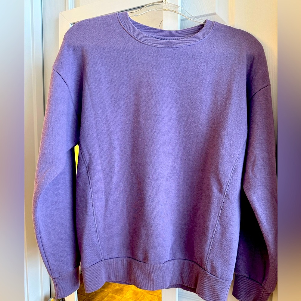Reflex size small purple sweatshirt